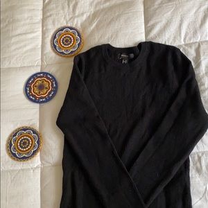 Body con style black thick dress